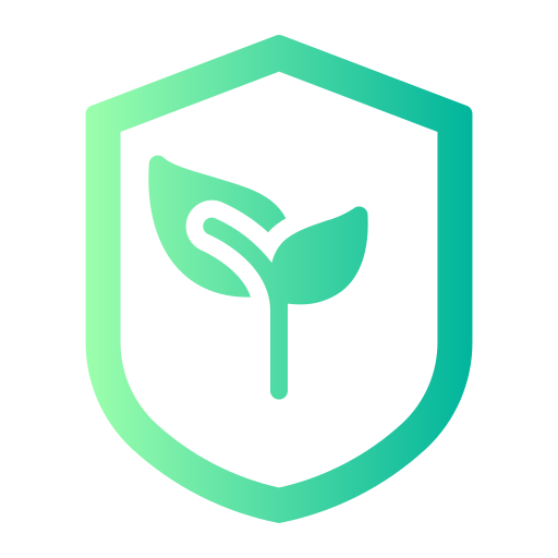 Storm preparation icon showing yard protection and hurricane-ready landscape maintenance services.