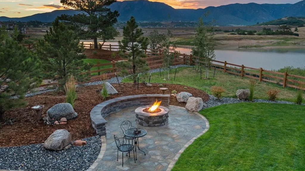 DIY vs professional landscaping comparison showing homeowner gardening and expert landscape installation