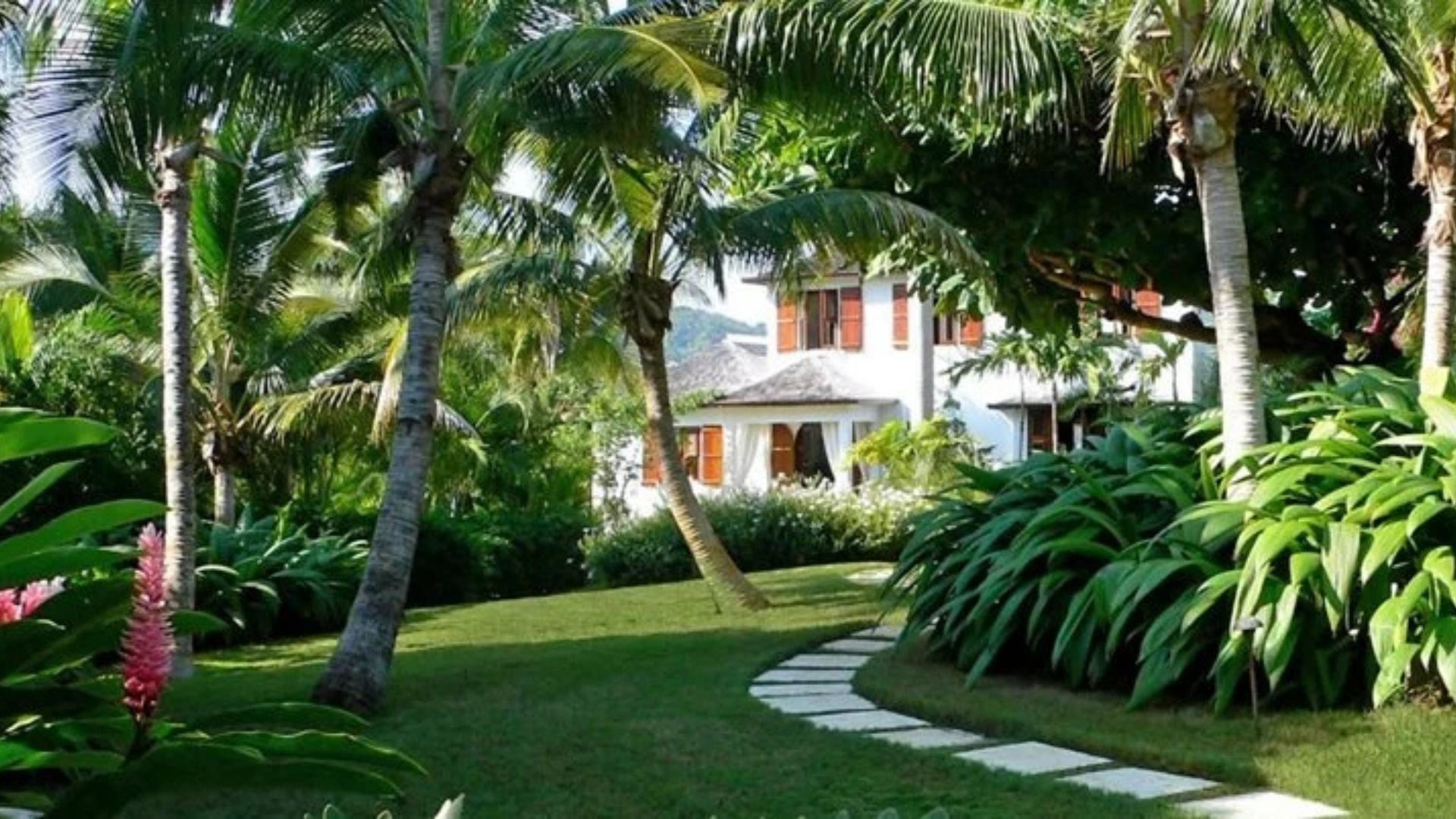 Resilient landscape design for coastal homes in Tampa Bay with tropical plants